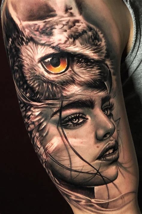 50 of the Most Beautiful Owl Tattoo Designs and Their Meaning for the Nocturnal Animal in You ...