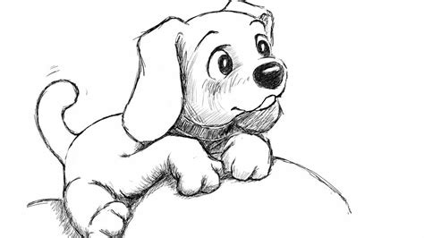 Easy Cartoon Dog Drawing at GetDrawings | Free download