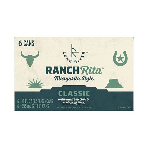 Lone River Ranch Water Ranch Rita Margarita Style 12 oz Cans - Shop ...