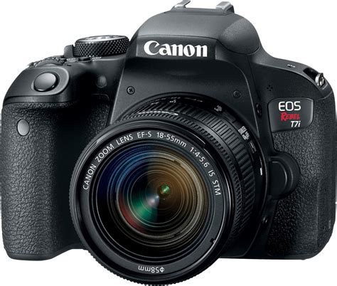 Customer Reviews: Canon EOS Rebel T7i DSLR Video Camera with EF-S 18-55mm IS STM Lens Black ...