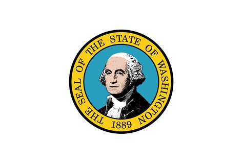 Washington State Seal - halfwheel