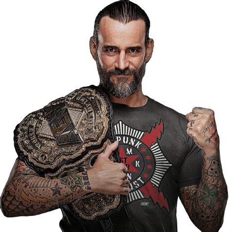 CM Punk AEW World Champion Render 2022 by PODWINSKI on DeviantArt