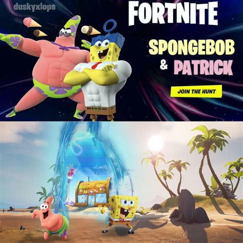 My concept for a Fortnite X Spongebob collaboration : r/spongebob