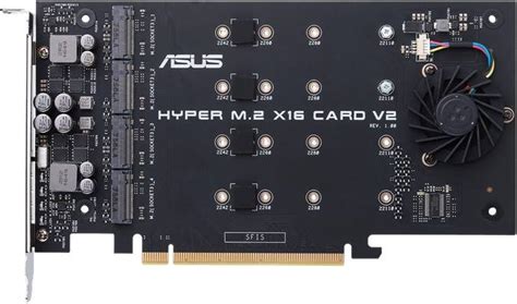 Asus HYPER M.2 X16 CARD V2 hyperm2x16cardv2 Pcie 3.0 X4 Expansion Card ...