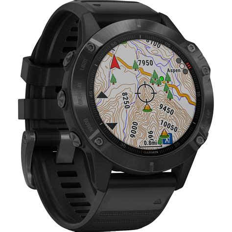 Garmin fenix 6 Multisport GPS Smartwatch 010-02158-01 B&H Photo