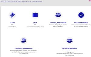 Wizz Discount Club 5 EUR off with booking before midnight CET – Loyalty ...