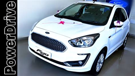 2019 Ford Figo Facelift : white Impact : Titanium : Specs : Price ...