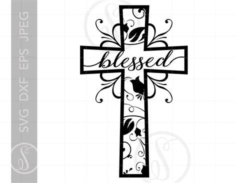 Cross Svg Christian Cross Svg Crosses Svg Crosses Clipart Etsy | Images ...