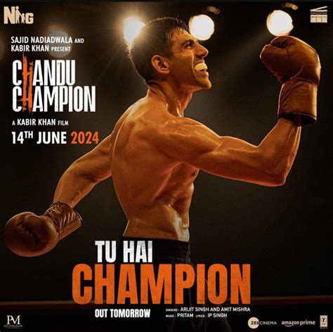 ‘Tu Hai Champion’ song from Sajid Nadiadwala’s Kartik Aaryan starrer Chandu Champion to release ...