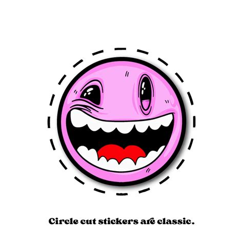 Circle Cut Stickers – Sticker Bubble