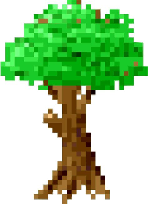 Clipart - Pixel Tree