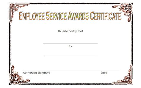 Service Certificate Template FREE [11+ Top Ideas]