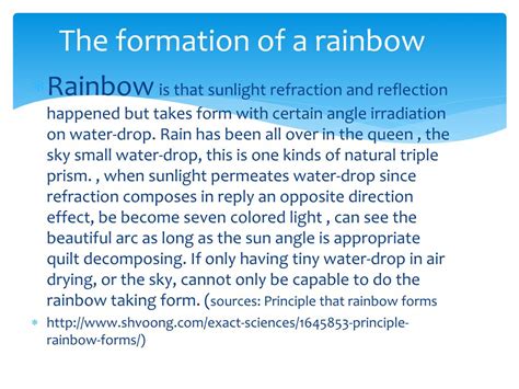 PPT - Rainbow---Formation and New Insight PowerPoint Presentation, free download - ID:2099357