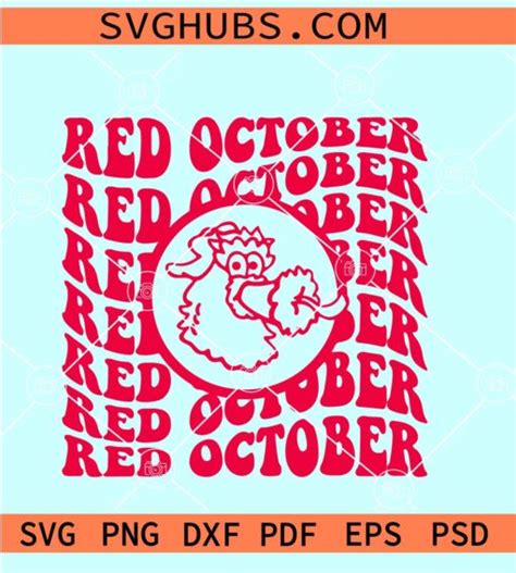 Red October Phillies SVG, Philadelphia Phillies DXF PNG SVG, Phillies ...