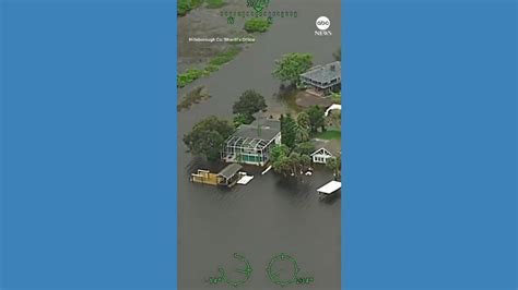 Chopper footages shows extensive flooding, damage from Hurricane Idalia ...