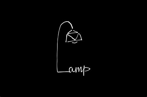 Lamp Logo. Table lamp illustration. | Lamp logo, Lighting logo ...