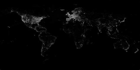 Dark World Map Wallpaper 4k Aesthetic - IMAGESEE