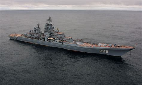 Pyotr Velikiy (Peter the Great) Kirov-class battlecruiser | Warship, Kirov, Soviet navy