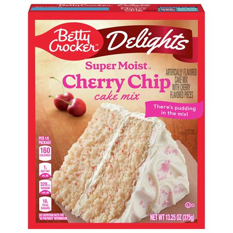 Betty Crocker Super Moist Cherry Chip Cake Mix - Shop Baking mixes at H-E-B