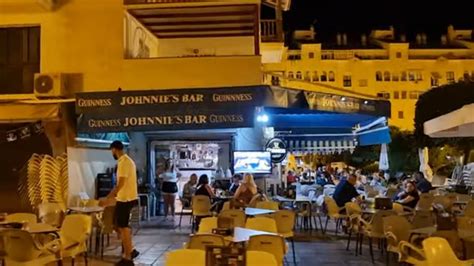 BENALMADENA - Bonanza Square 11.20pm Affordable Bars..... - YouTube