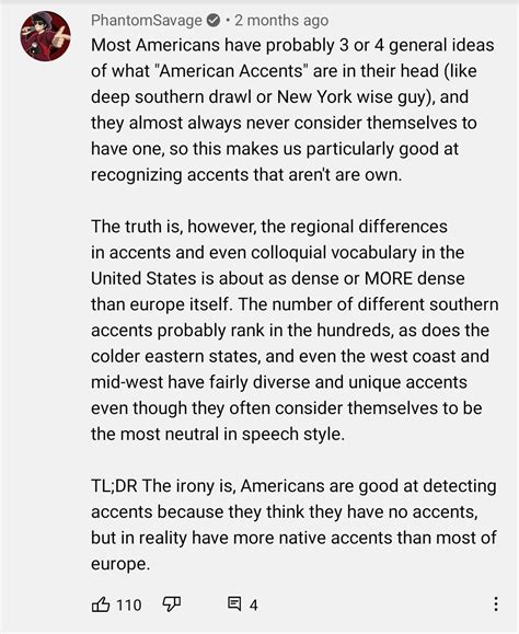 colloquial vocabulary in the United States is about as dense or MORE dense than europe itself ...