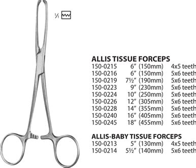 Alliss Tissue Forceps