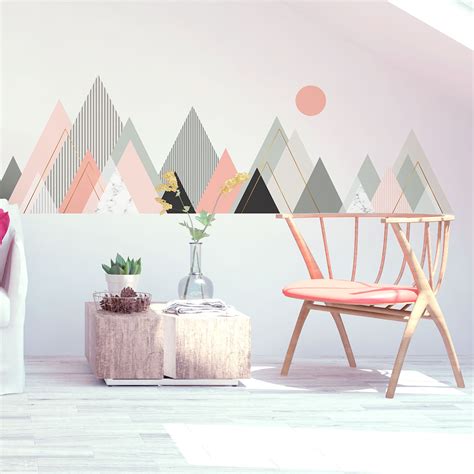 Wall decal scandinavian mountain alpina – Wall decals WALL DECAL ART AND DESIGN Graphic ...