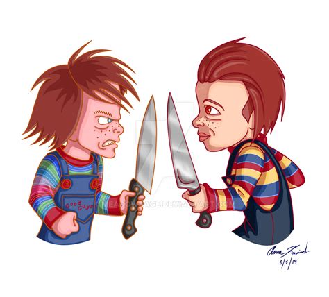 Chucky vs. Chucki by MeadowSage on DeviantArt