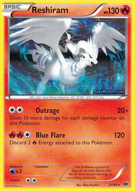 Reshiram -- Next Destinies Set Pokemon Card Review | PrimetimePokemon's Blog