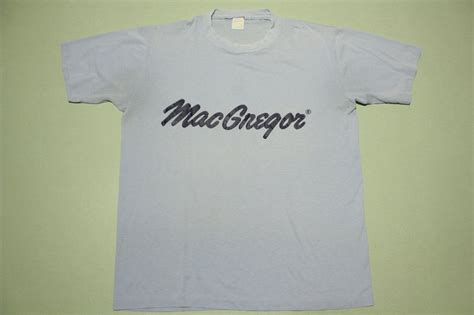 MacGregor Vintage Soft Thin Single Stitch USA Made Sportswear 80s T-Sh – thefuzzyfelt