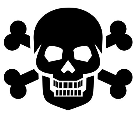 emblem with skull 534494 Vector Art at Vecteezy