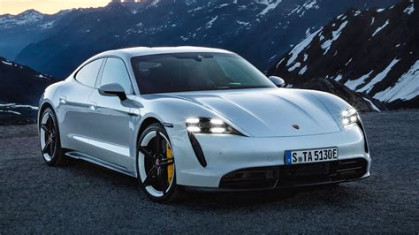 Highest-performance version of Porsche Taycan electric car goes lowest ...