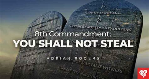 8th Commandment: You Shall Not Steal | by Adrian Rogers | Global 7 TV