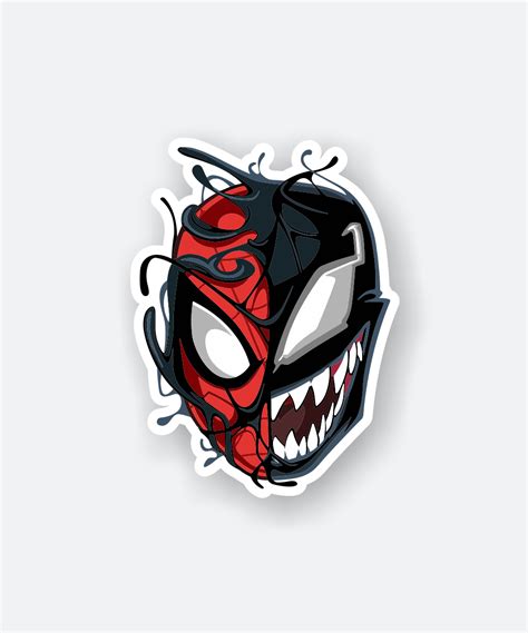 Venom Head Sticker - devisestore