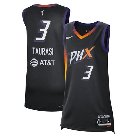 Unisex Phoenix Mercury Diana Taurasi Nike Black 2024 Rebel Edition Player Jersey