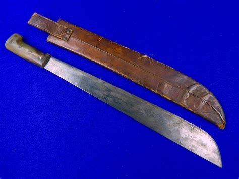 US WW1 WWI COLLINS Legitimus #37 Machete Sword Fighting Knife w/ Scabb – ANTIQUE & MILITARY FROM ...