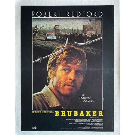 BRUBAKER French Linen Movie Poster - 15x21 in. - 1980