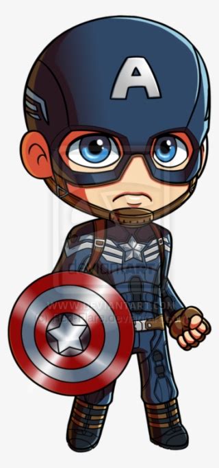 Captain America Chibi Drawing - Free Transparent PNG Download - PNGkey