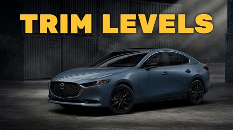 2023 Mazda 3 Sedan Trim Levels and Standard Features Explained - YouTube