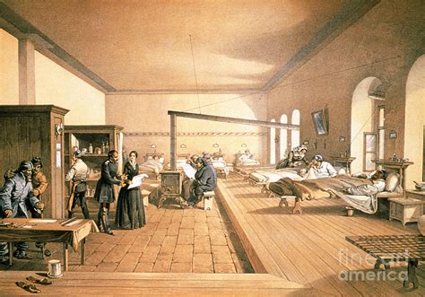 Florence Nightingale In A Hospital Photograph by George Bernard/science Photo Library - Fine Art ...