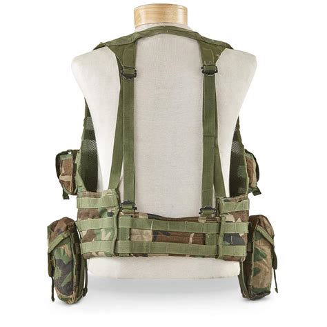 Used U.S. Military Surplus Load Bearing Vest with Pouches - 657388, Pouches at Sportsman's Guide