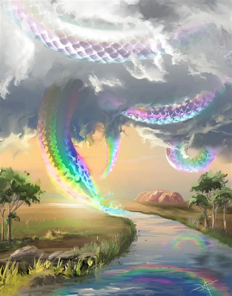 Myth Of The Rainbow Serpent by aerroscape on DeviantArt