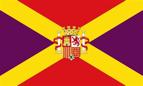 Spanish Republic flag crossed #UseMorePurple : vexillology