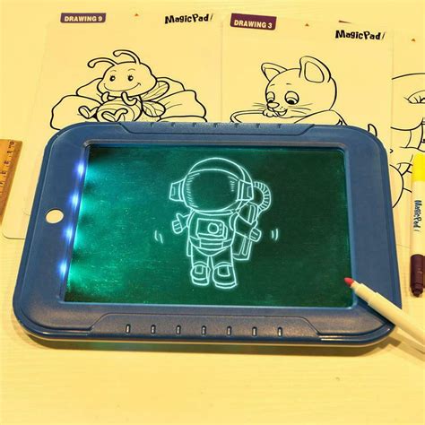 Magic Pad ,Light Up LED Board, Draw, Sketch, Create, Doodle, Art, Write, Learning Tablet ...