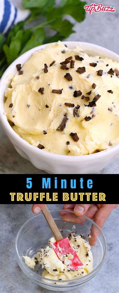 Truffle Butter Recipe (Using Black Truffles or White Truffles) - TipBuzz