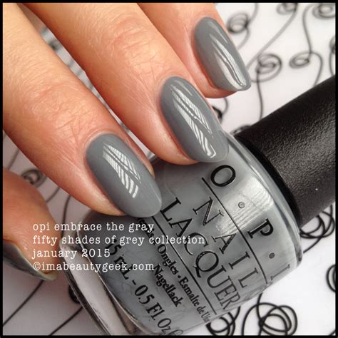 OPI FIFTY SHADES OF GREY, THE LIMITED-EDITION COLLECTION SWATCHED - Beautygeeks