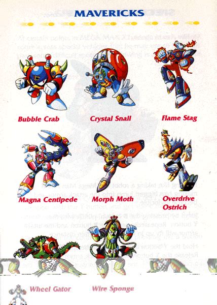 Mega Man X2 bosses