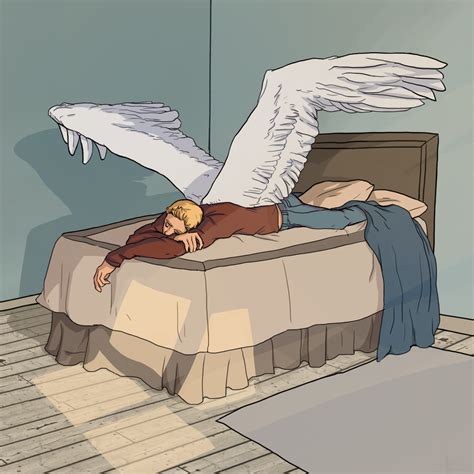 Sleepy bird by Inkyness | Wings art, Bird people, Wings drawing