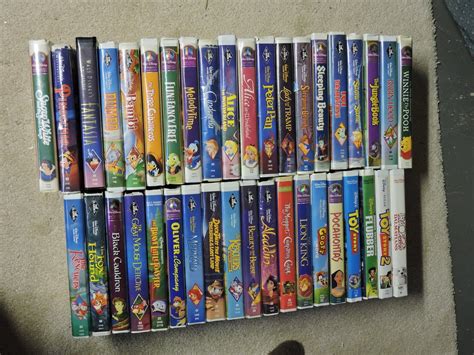 Disney Vhs Classic Lot Disney Movie Collection Vhs Vhs Movie Images ...