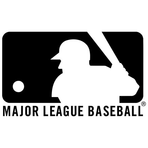 Major League Baseball Logo Black and White – Brands Logos